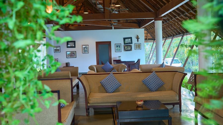 seating arrangements inside the lobby - Rhythm Kumarakom