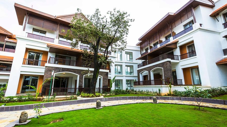 an image of a grass ground at our resort in Lonavala - Rhythm Lonavala