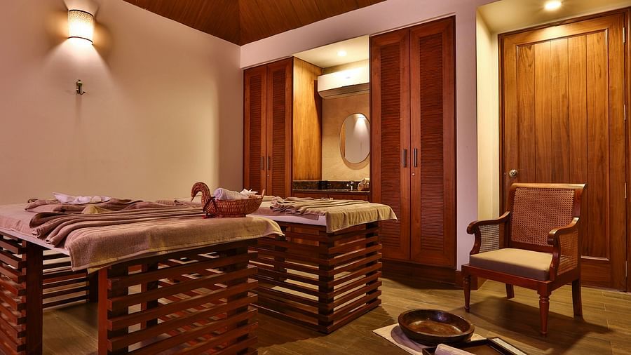 an image of a comfy spa beds and calming ambience of the spa - Rhythm Lonavala