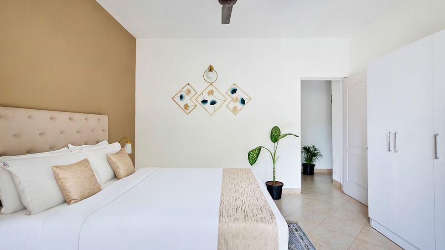 room with bed