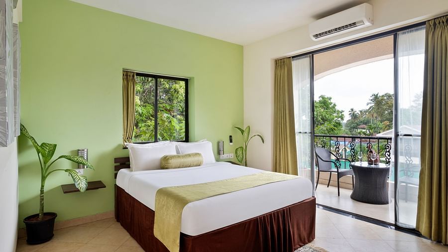 room with bed