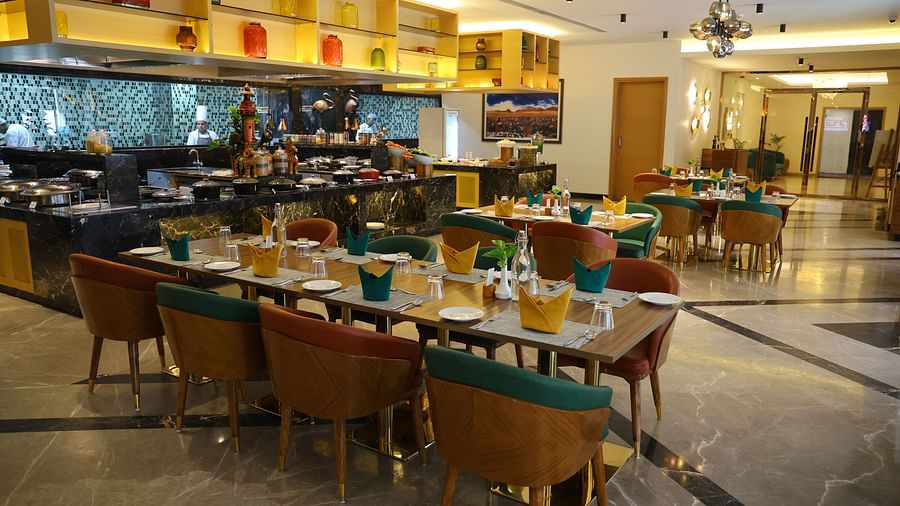 Vibrant nightlife at The bar, offering an enticing atmosphere for guests in Chennai.
