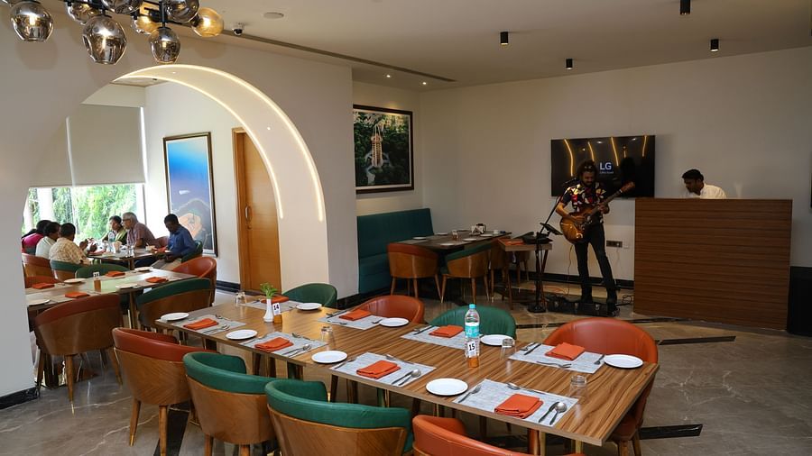 Family-friendly dining experience at The Bar, with comfortable seating away from the bar counter.