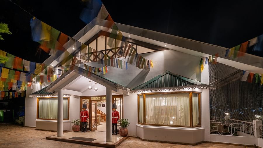 facade image of Summit Lillium Hotel & Spa, Kalimpong at night 