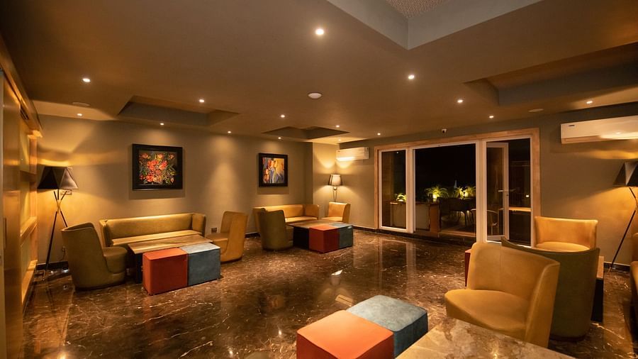 1st floor lounge seating area - The Cindrella Hotel, Siliguri