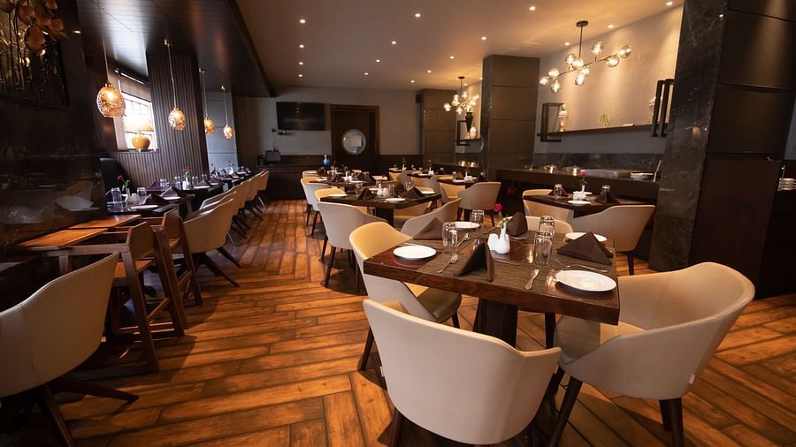 Seating arrangements inside Amrapali 2 - The Cindrella Hotel, Siliguri