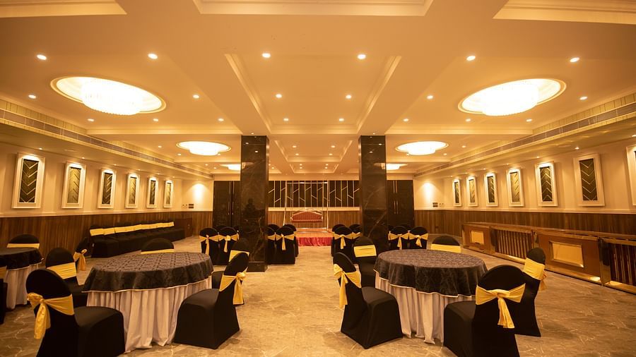 Seating arrangements inside Concorde hall 2 - The Cindrella Hotel, Siliguri