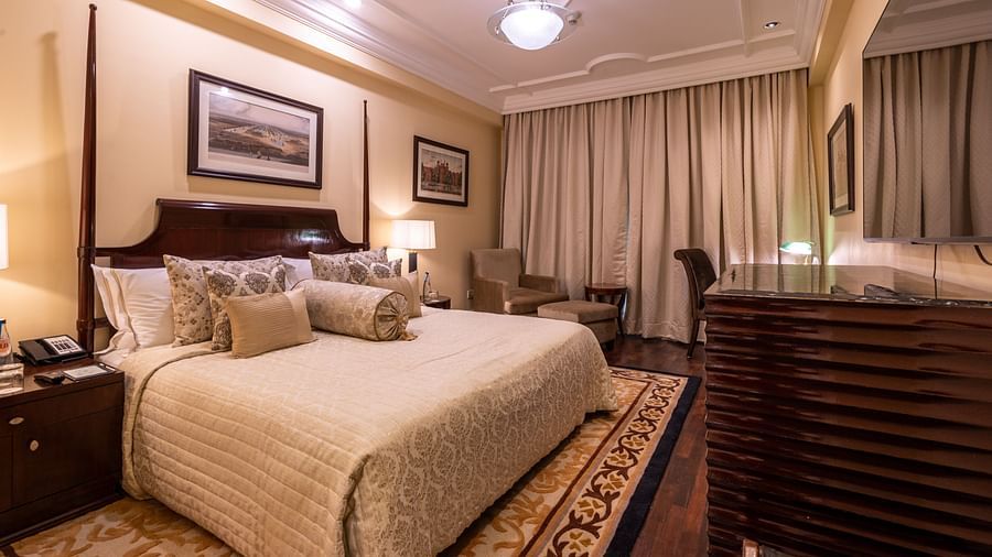 image of the heritage parlour room form a corner angle - The Claridges New Delhi