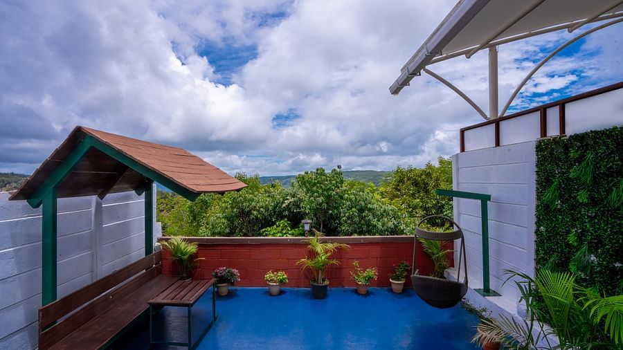 Shot of a private pool at one of the room at the resort on a bright sunny day | The Grand Legacy Resort and Spa