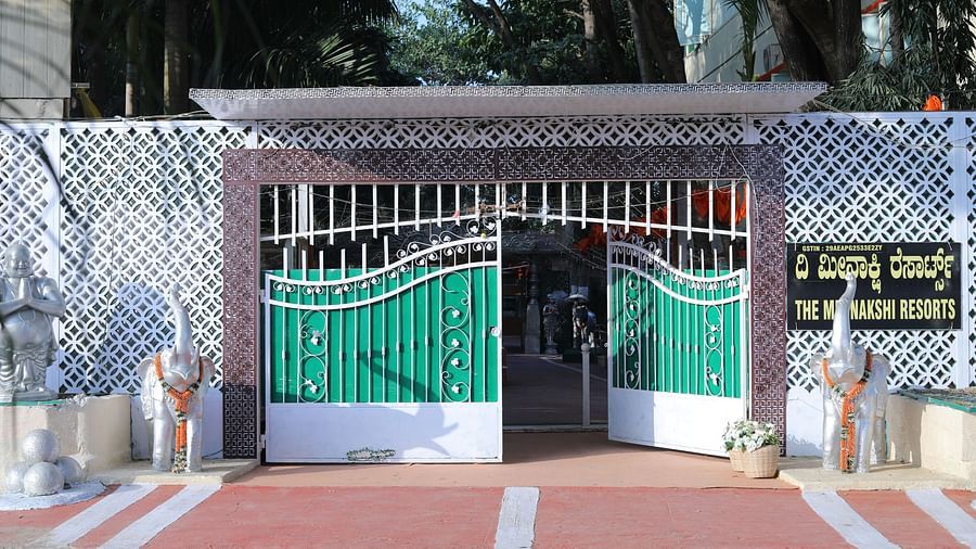 Entrance area at The Meenakshi Resort by Welcome Inn Hospitality, Bangalore.