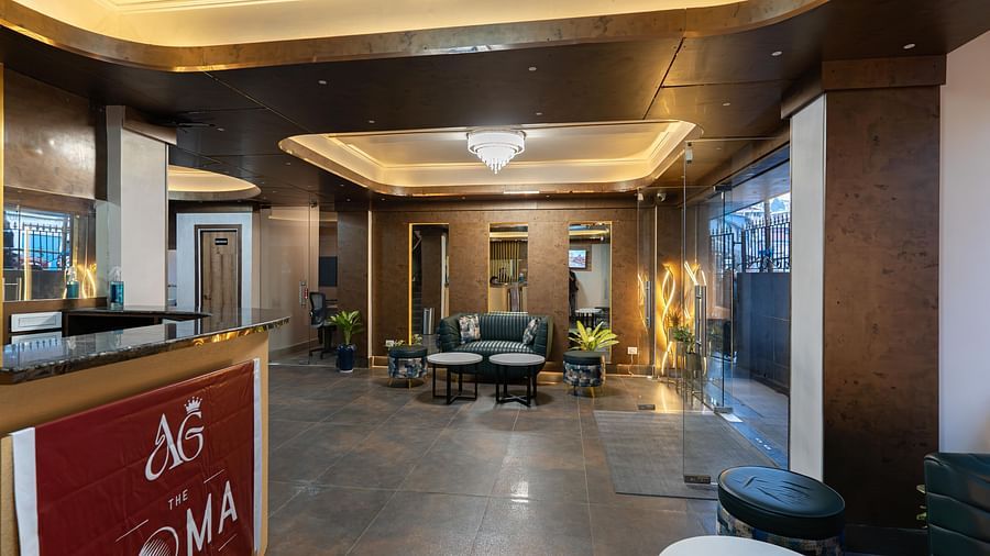 reception at the soma hotel by avianna group, darjeeling