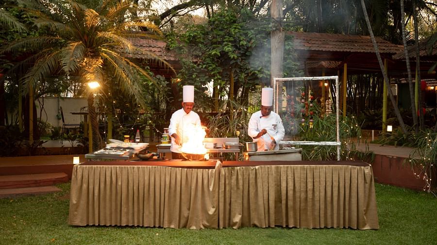 LIVE KITCHEN AT GULMOHAR RESTAURANT