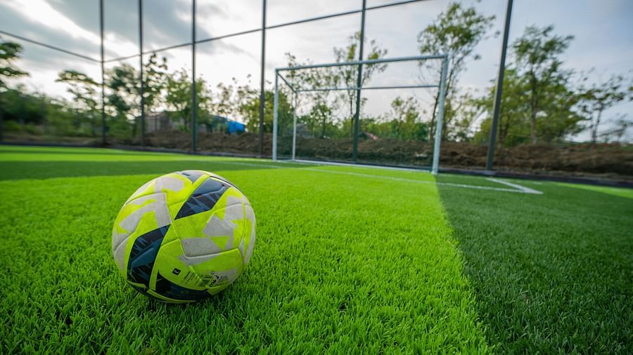 An image of a football turf  - Trance Veechika Resort