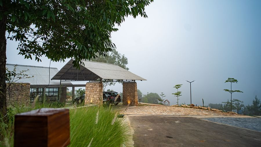 A scenic view of Vaasta Vagamon, showcasing its unique landscape and features.