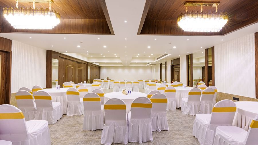 Interior of Marigold Banquet at Visthara Hotel 3