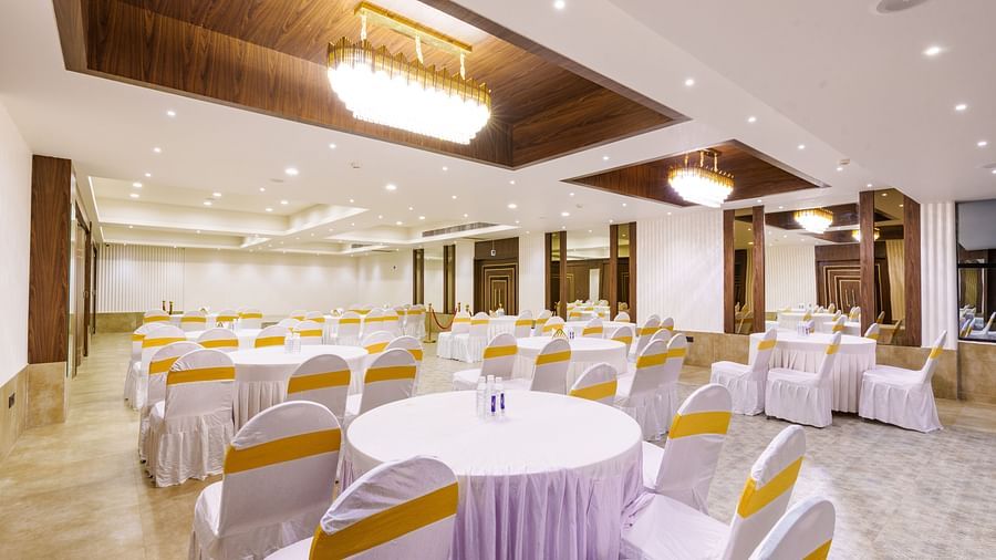 Interior of Marigold Banquet at Visthara Hotel 4