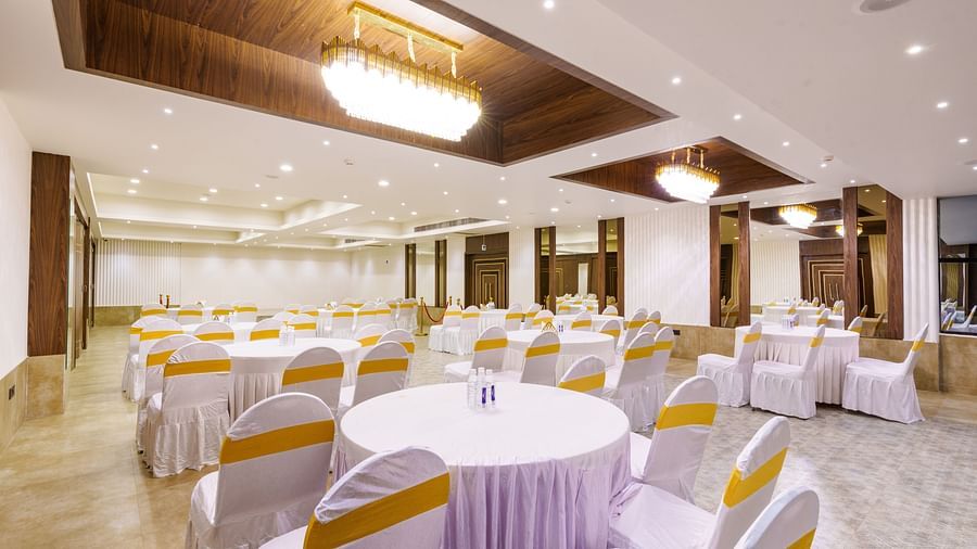 Interior of Marigold Banquet at Visthara Hotel 5