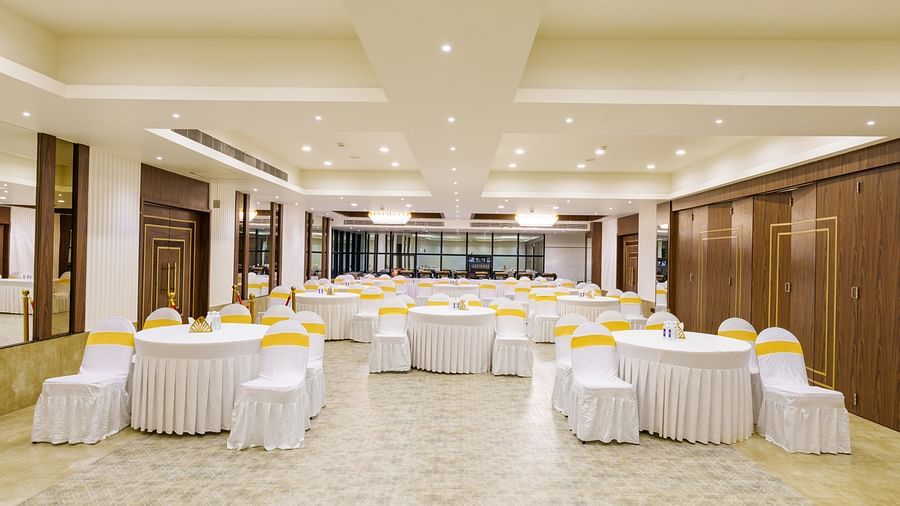 Interior of Marigold Banquet at Visthara Hotel 7