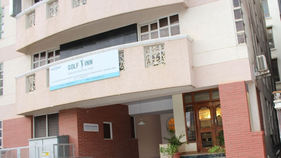 Golf Inn Executive Hotel, Bangalore Bangalore facade 3 golf inn executive hotel near embassy golf links business park