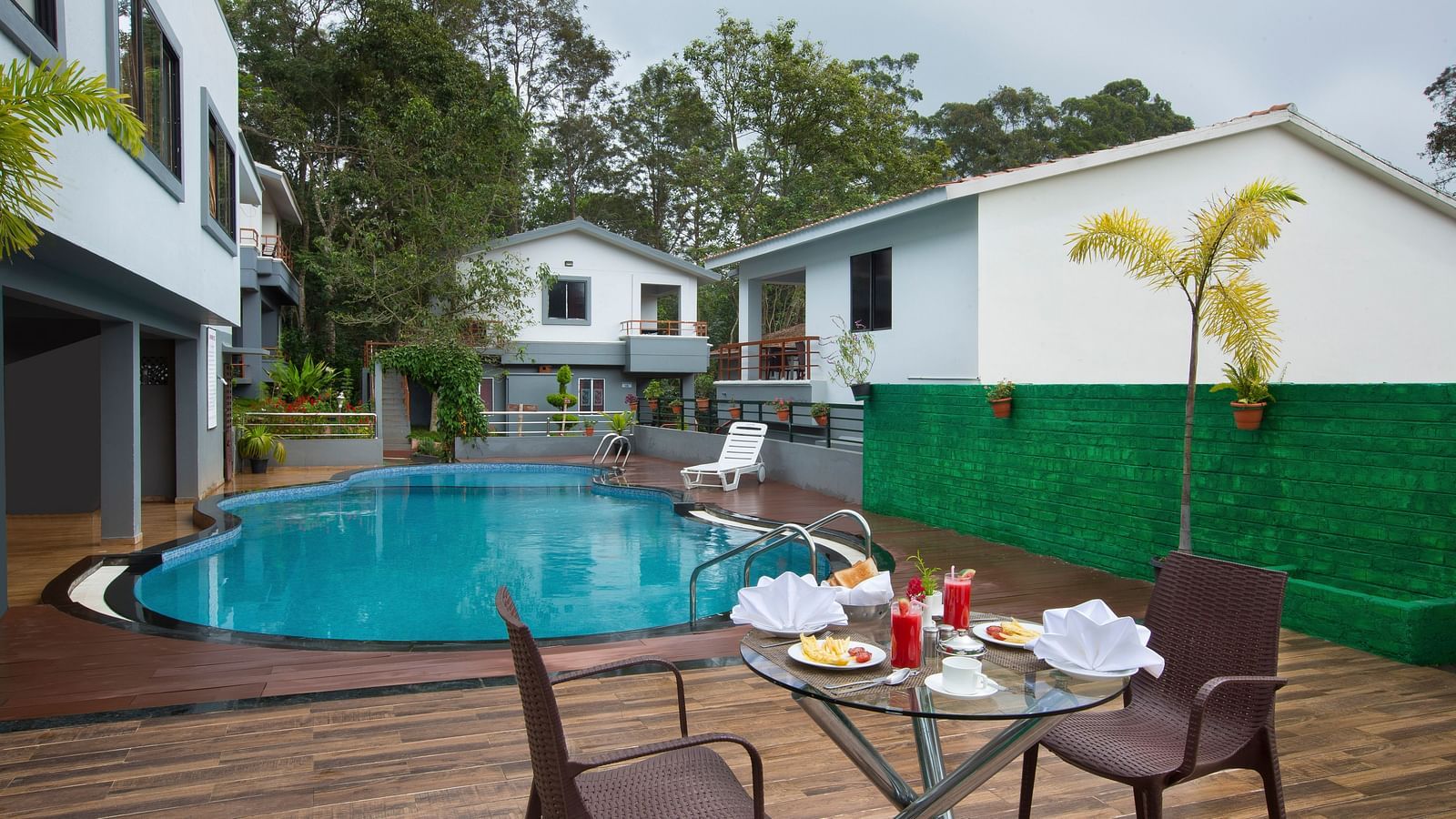 Pool Side Restaurant at TGI Star Holiday Resort Yercaud 