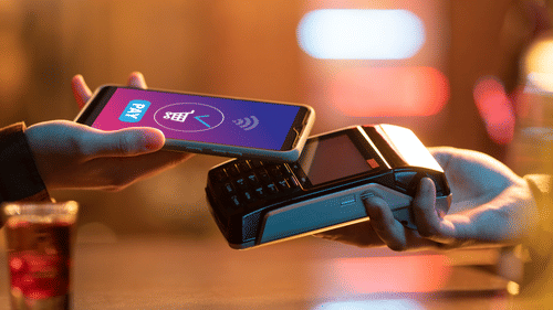 Digital payment transaction at a retail store – Seamless East Africa 2025 event visual