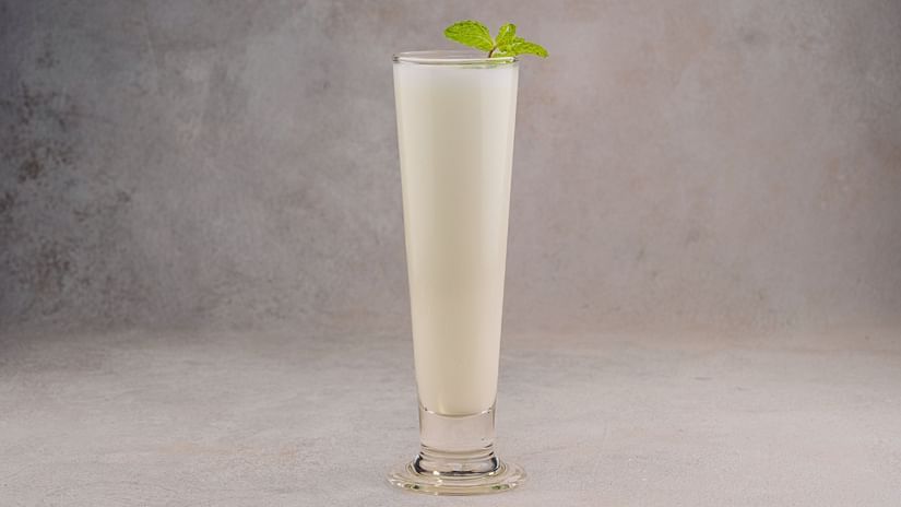 Cold drink a glass