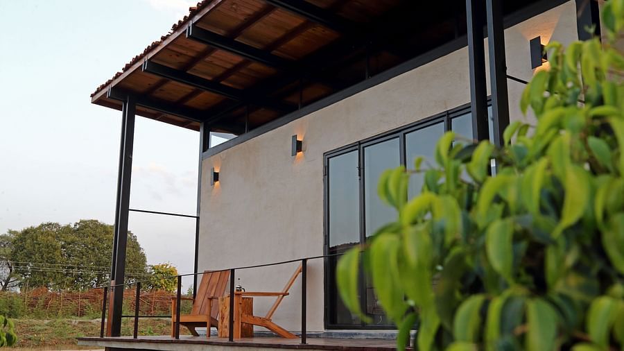 Deck,  Bori Safari Lodge, Betul, Resort near Bori Wildlife Sanctuary