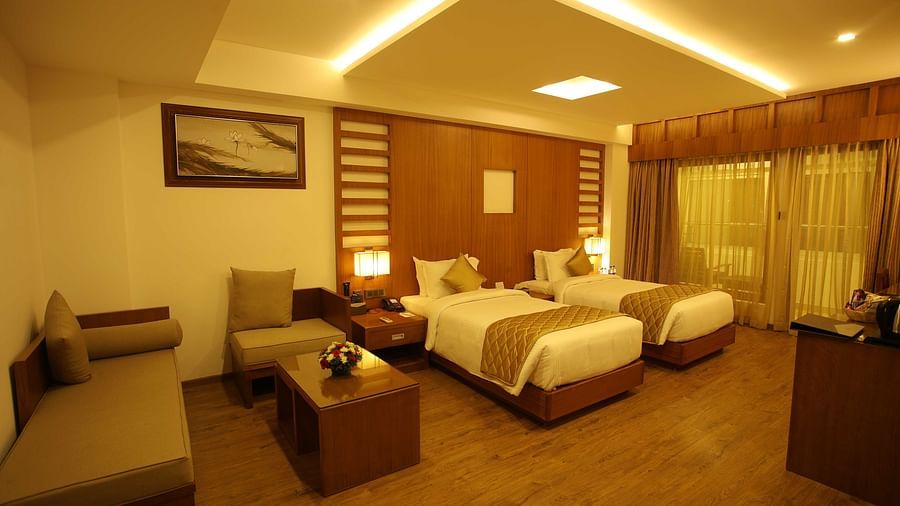 Hotel Karthika Park, Kazhakuttam Thiruvananthapuram Deluxe Room-Twin-view1