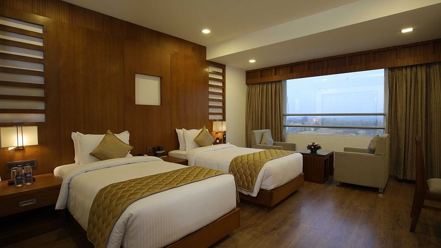 Hotel Karthika Park, Kazhakuttam Thiruvananthapuram Standard Room -Twin bed view1