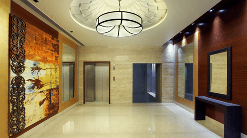 Banquet hall at Mahagun Sarovar Portico Vaishali, ghaziabad hotels 5