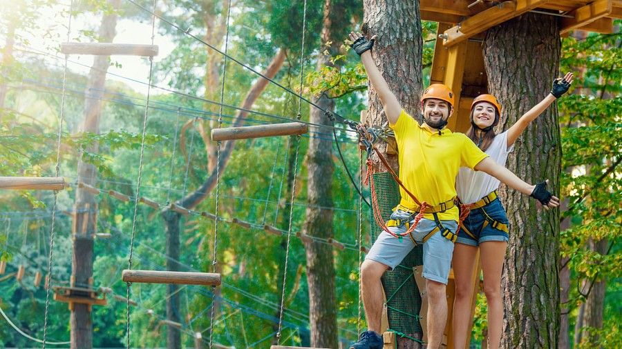 Ziplining