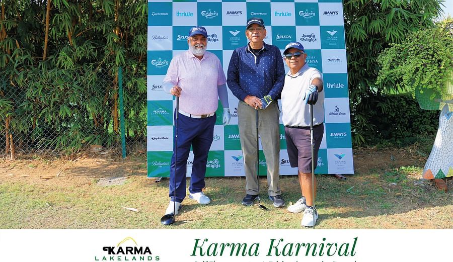 Four participants in casual and sporty outfits - Karma lakelands