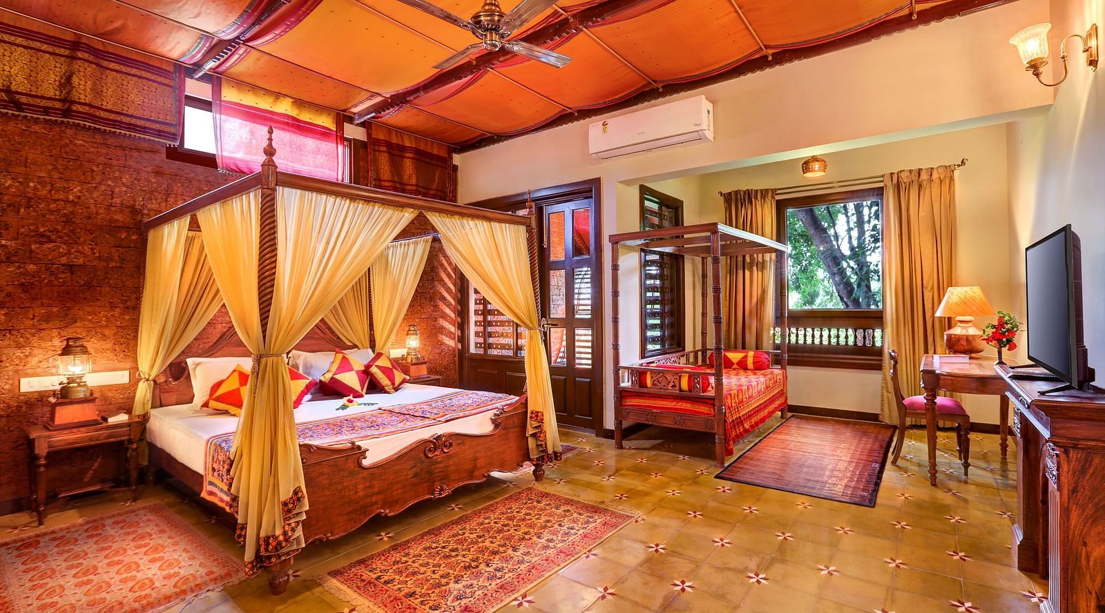 image of the malnad palace suite at Hoysala village resort, hassan