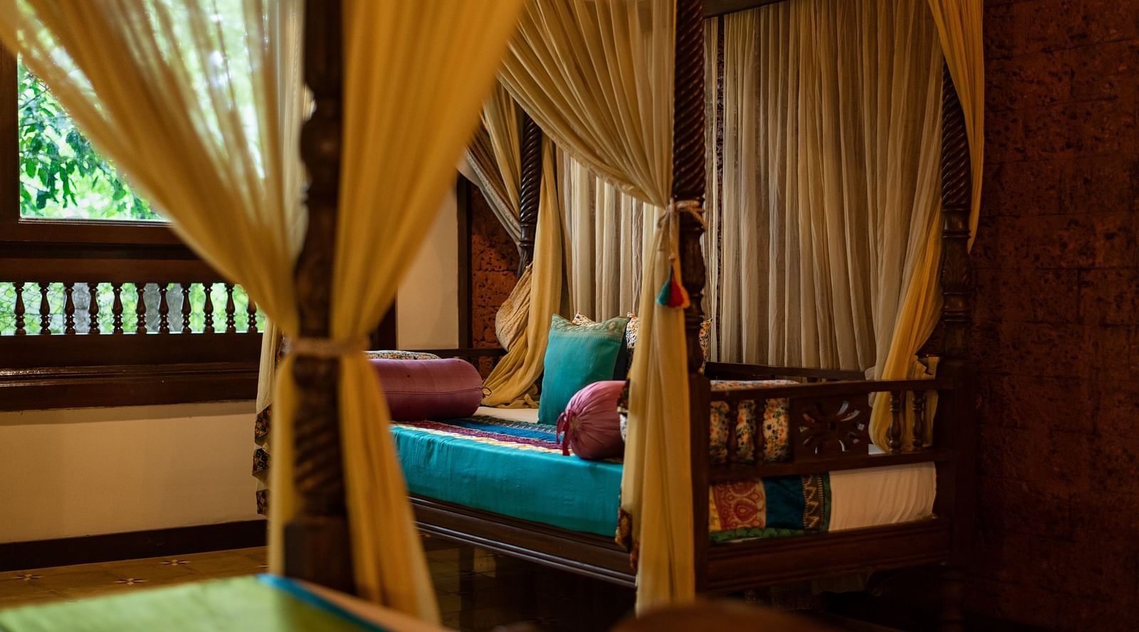 image of a sitting area at malnad palace suite at hoysala village resort, Hassan