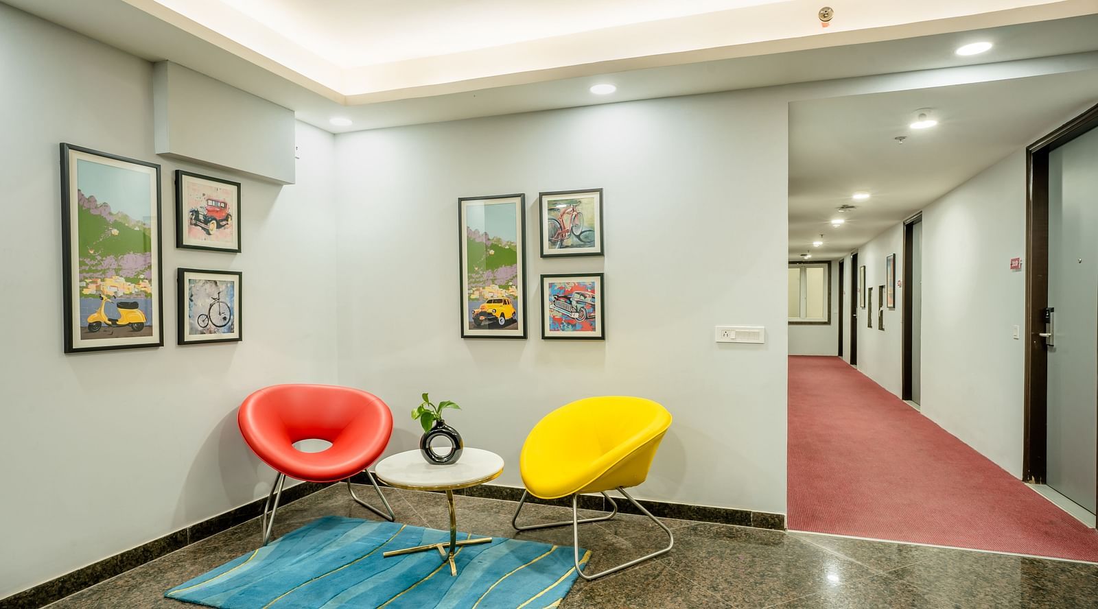 An image of a sitting area | Inde Hotel Golf Course Extension