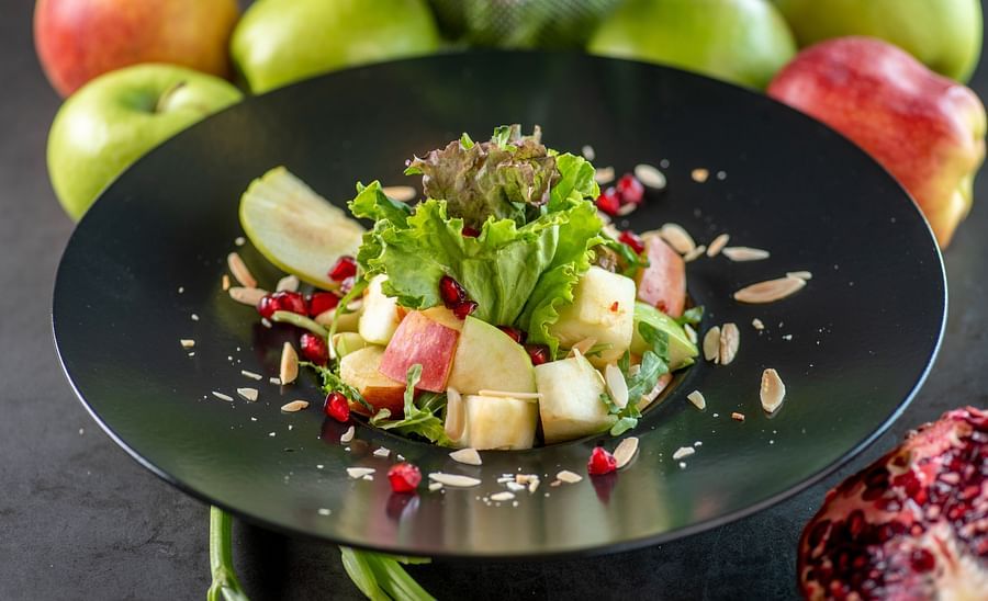 a plate of salad - polo floatel kolkata