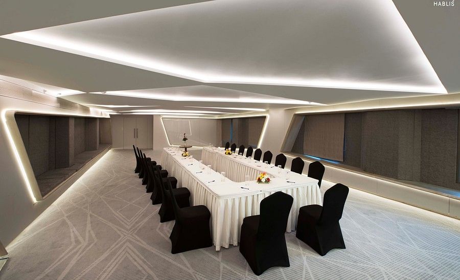 boardroom setting at our hotel in chennai