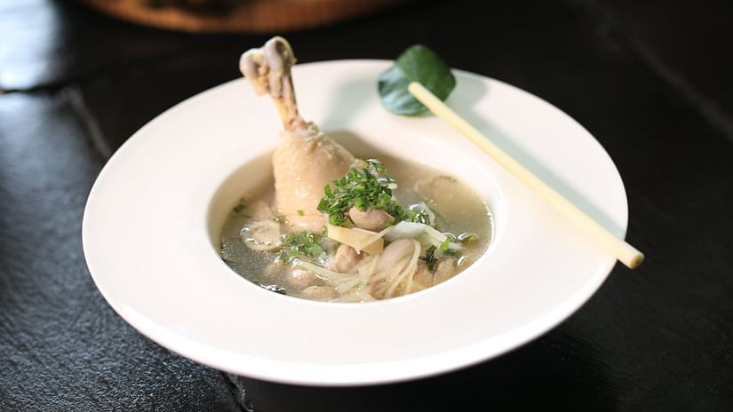 Chicken stew plate
