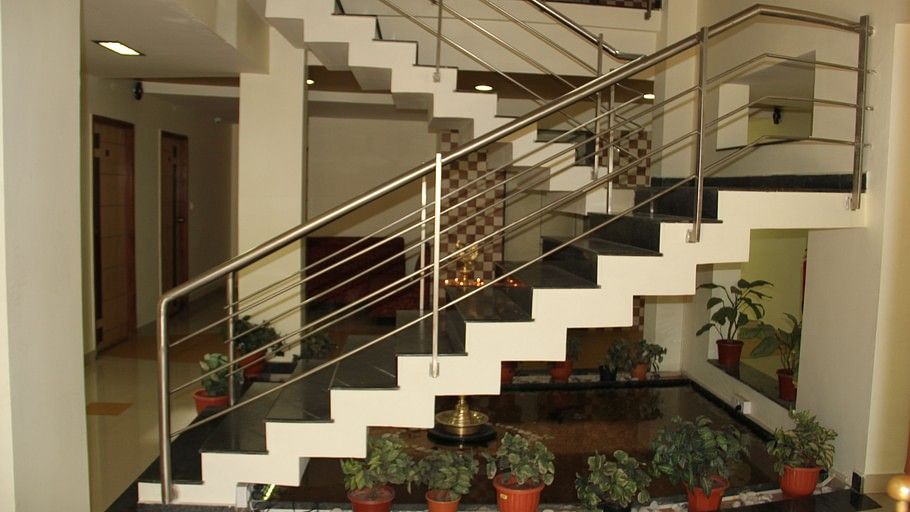 Hotel Arama Suites Bangalore lobby stairs 1 hotel arama suites bangalore