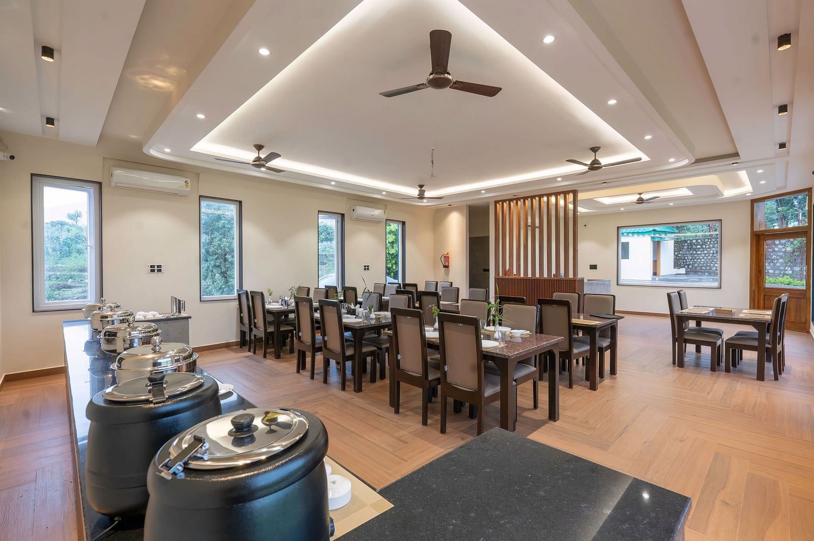 interior of our restaurant in Jim Corbett - Corbett Four Seasons, Ramnagar