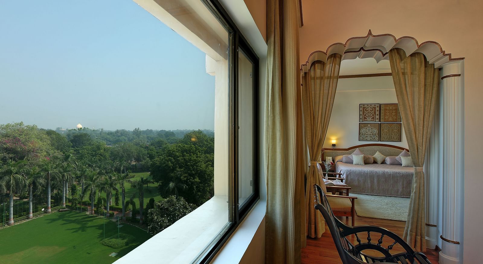 The Mumtaz Suite with garden views