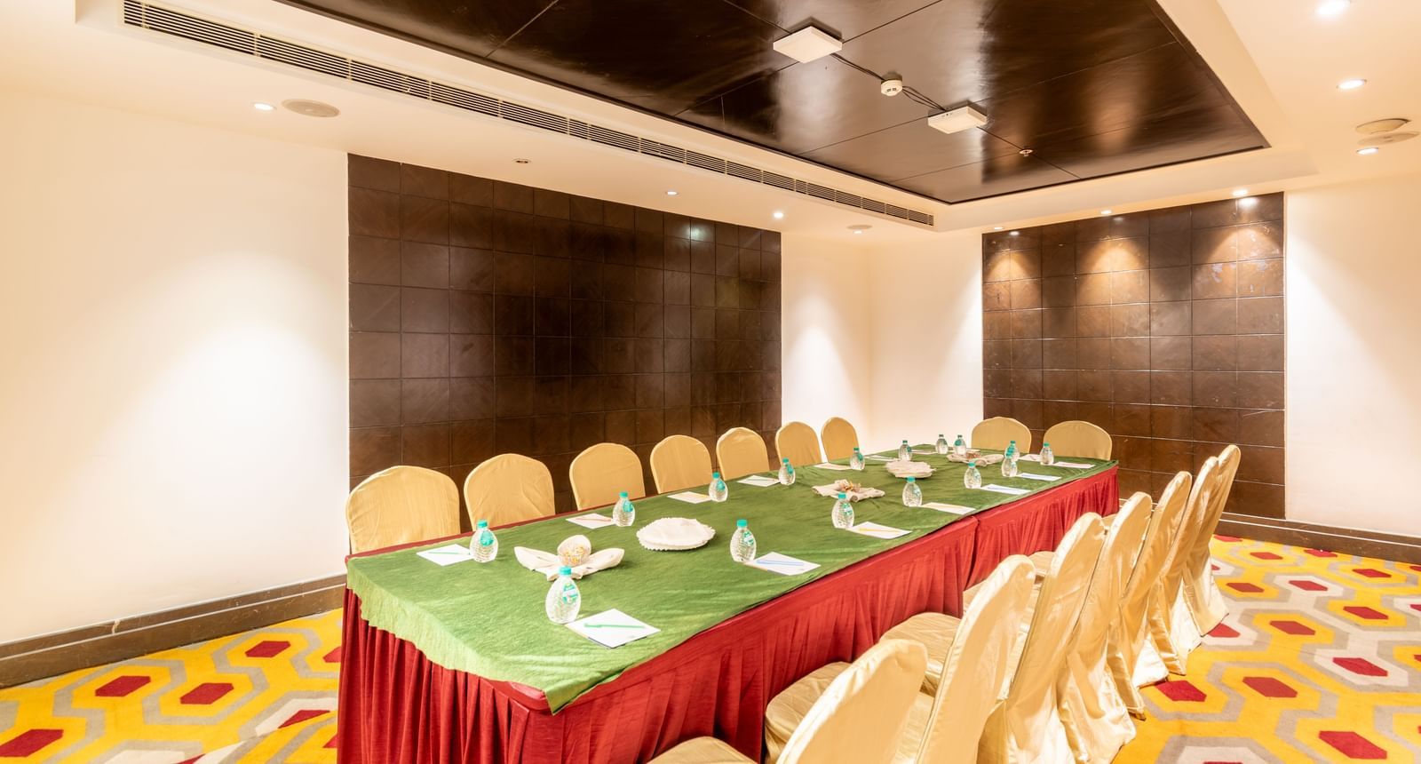 Meeting room featuring a central table layout ideal for executive discussions- TGI Grand Fortuna, Krishnagiri Main Road, Hosur