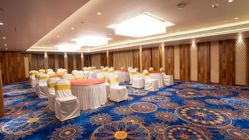 our Banquet Hall in Lonavala set up for an event