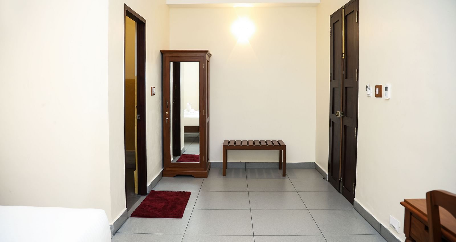 A corridor of a hotel | Mango Hill La Serene, Pondicherry