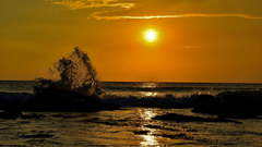 Sunset at kanyakumari Beach