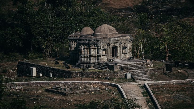 A temple structure in Kumbhalgarh Fort