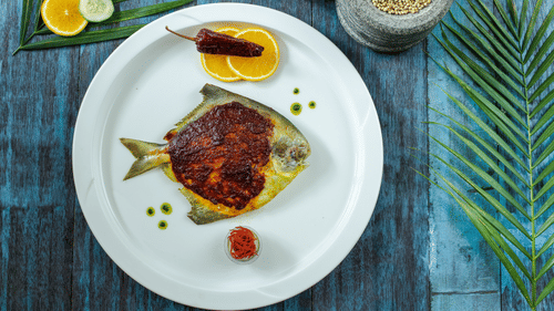  Delicious fish at Chutney in Heritage Village Resorts and Spa, Goa