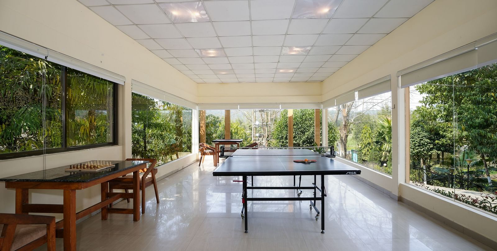 Indoor games at Summit Green Lake Tea Resort & Spa, Kaziranga