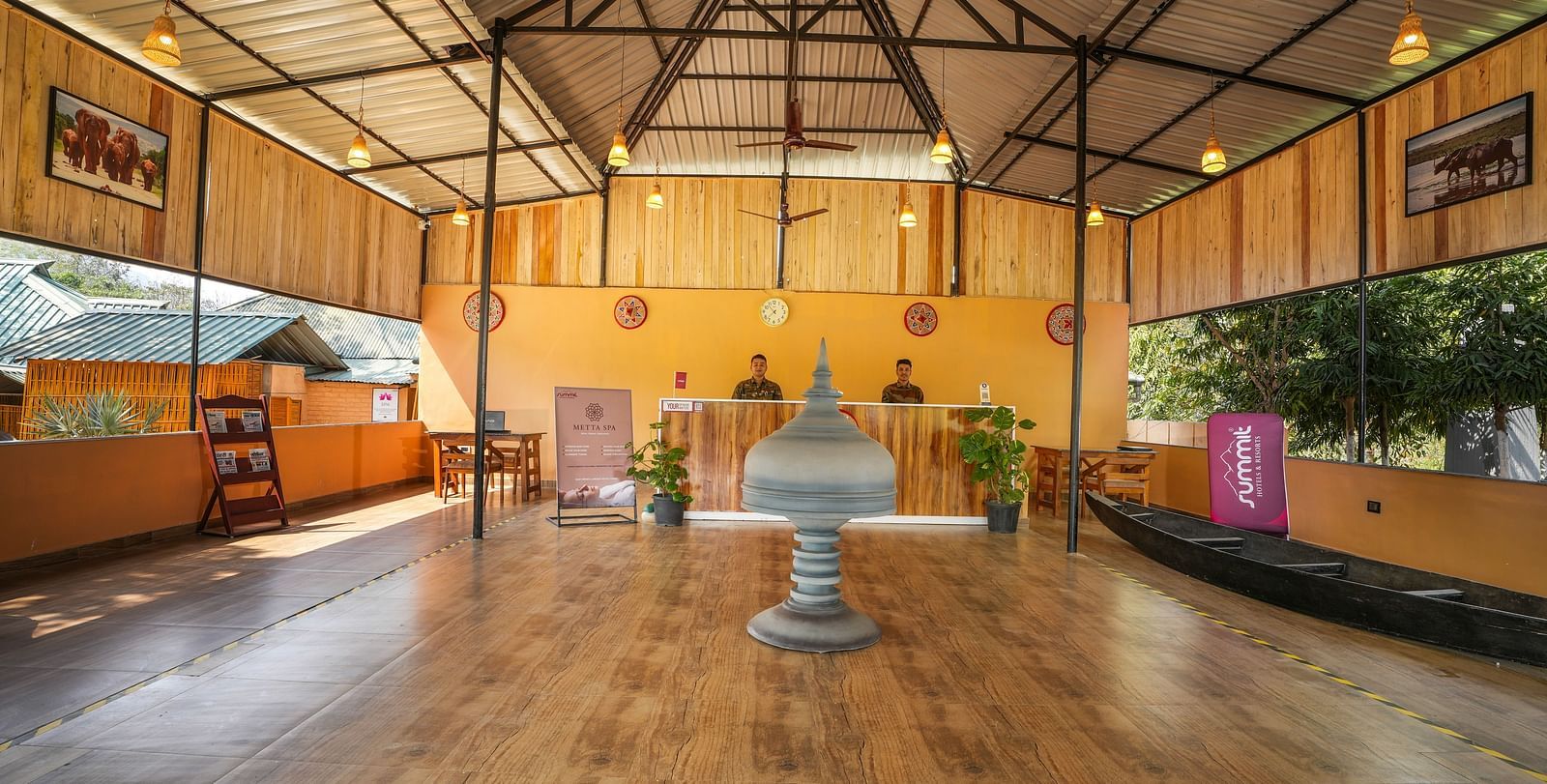Reception at Summit Green Lake Tea Resort & Spa, Kaziranga
