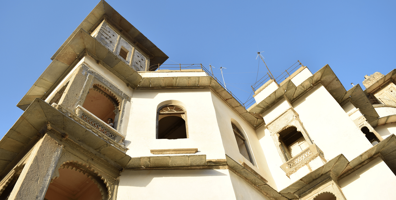 An lower angle image of the fort